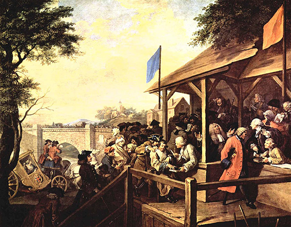 William Hogarth, The Polling Place