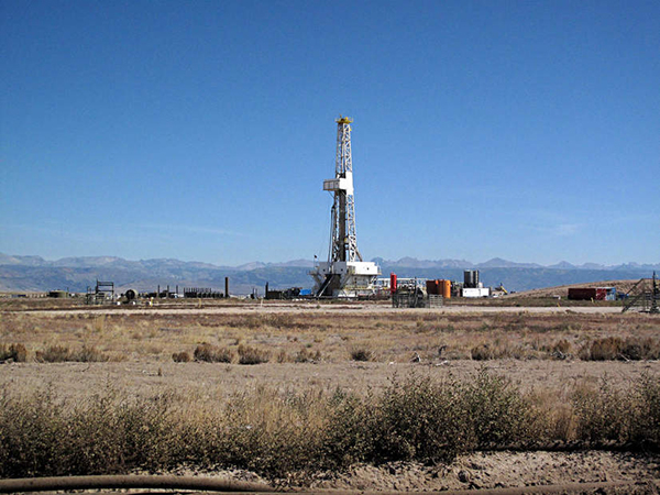 Jonah Field oil and gas pad