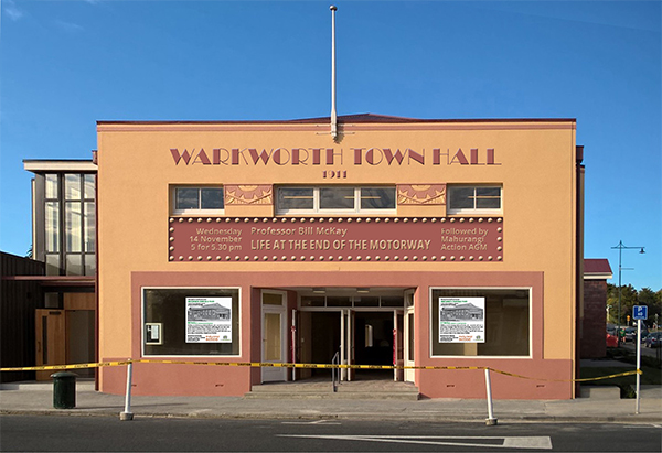 Warkworth Town Hall coming event graphic