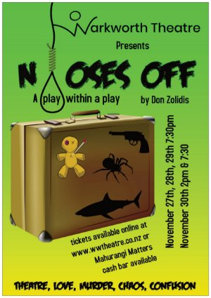 Tickets available at Warkworth Theatre Nooses Off poster
