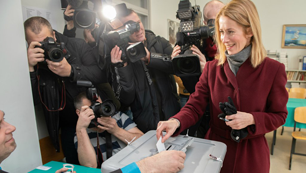 Kaja Kallas casting vote, 2019