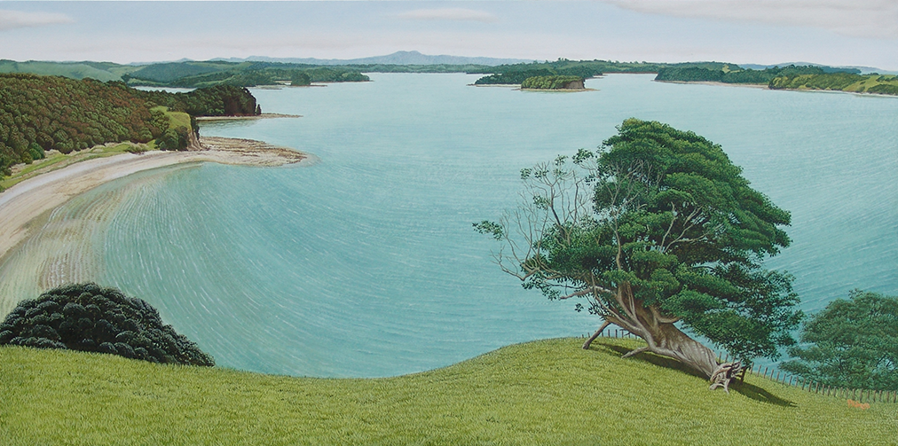 Mahurangi, acrylic on canvas by Philip Kilmore