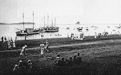 1865 Mahurangi Regatta comparable with Cowes