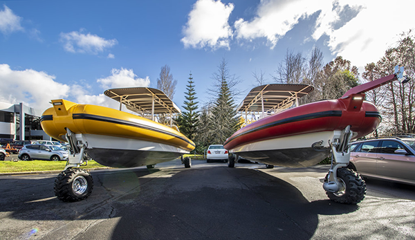 Pair of 9-metre Sealegs Hydrasol RIBs