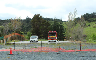 Fire station Givealittle-athon dry run for coastal trail