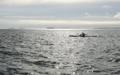 By kayak back to the crystal clear waters of home